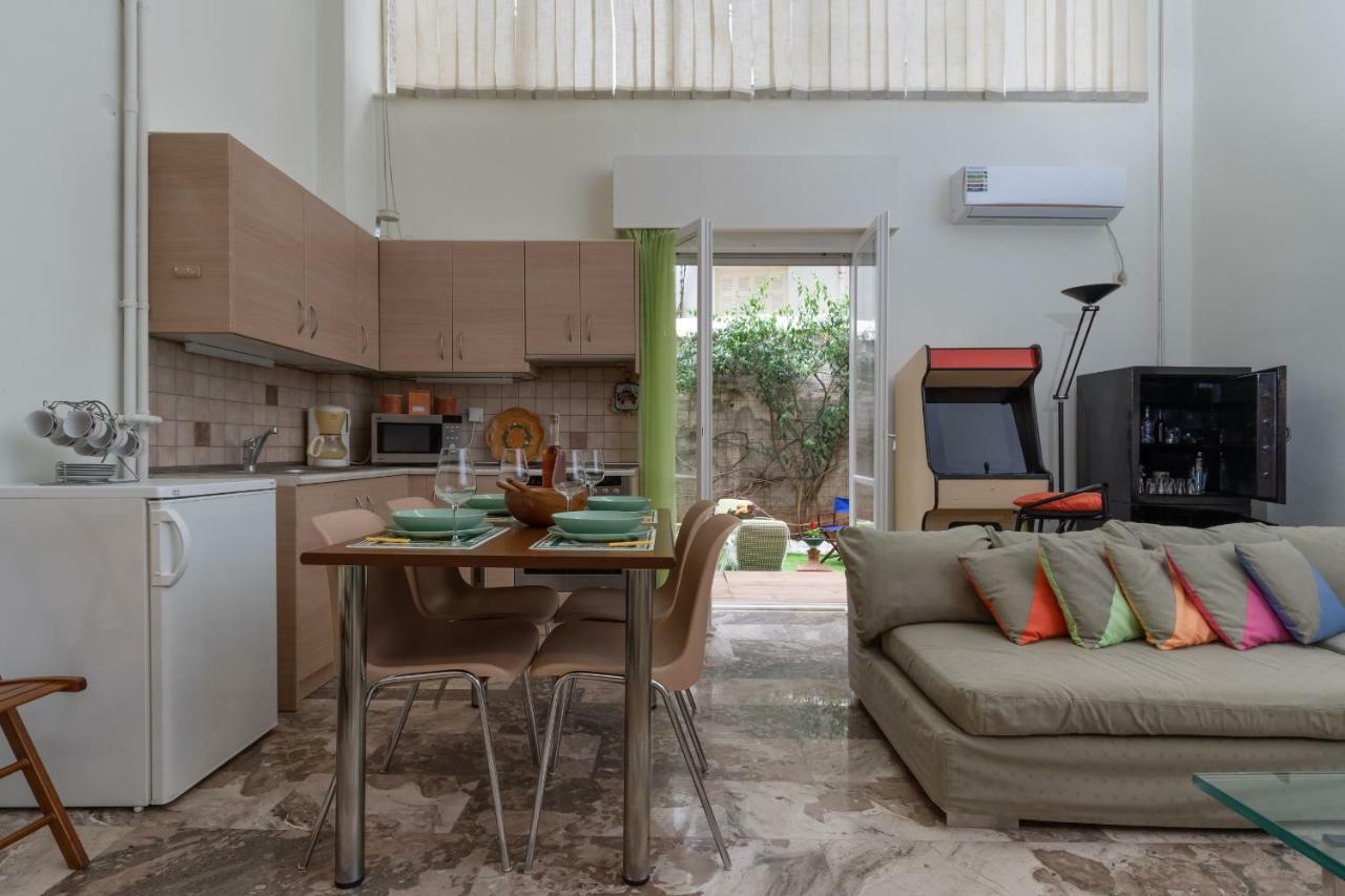 Acropolis Koukaki Loft Private Garden Apartman Athén Kültér fotó