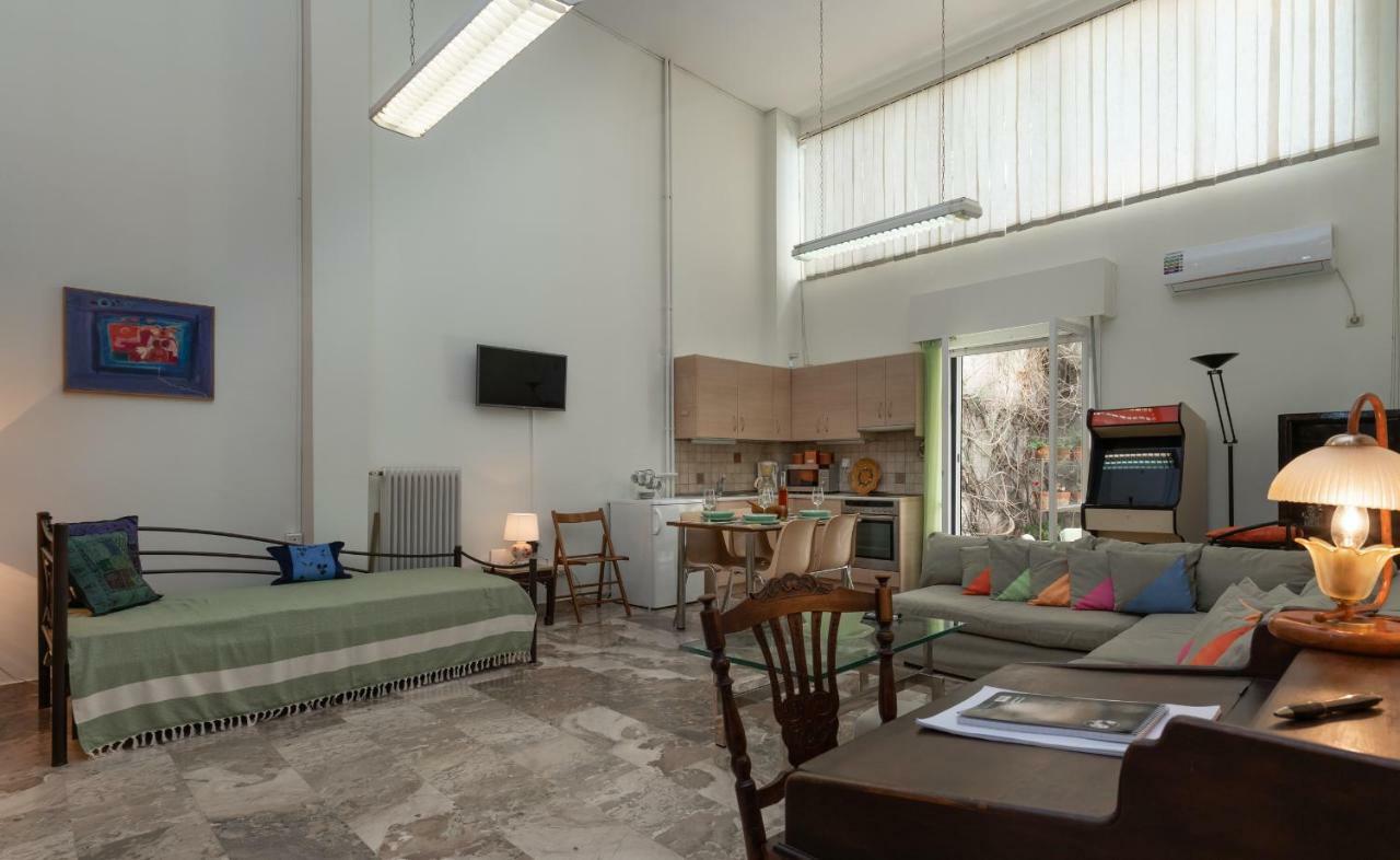 Acropolis Koukaki Loft Private Garden Apartman Athén Kültér fotó